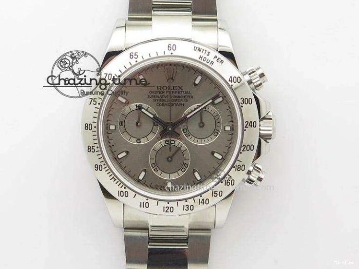 MiroTime 0216 Daytona 116506 Clean 1:1 Best Edition Ice Blue Dial Arabic Markers on SS Bracelet SA4130 V EasyCare 1344